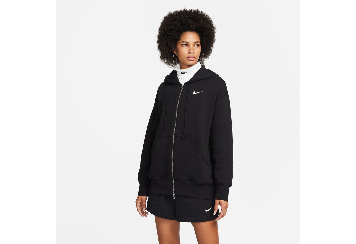 Nike Sportswear Kapuzensweatshirt W NSW PHNX FLC FZ OS HOODIE Oversize Kapuzensweatjacke von Nike Sportswear