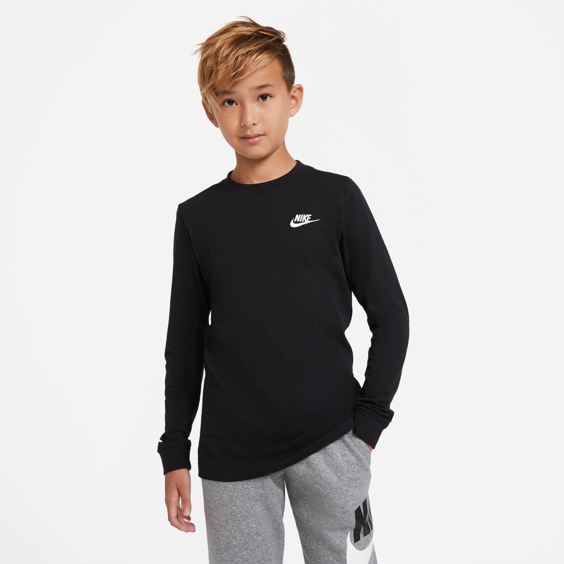 Nike Sportswear Langarmshirt "BIG KIDS (BOYS) LONG-SLEEVE T-SHIRT" von Nike Sportswear