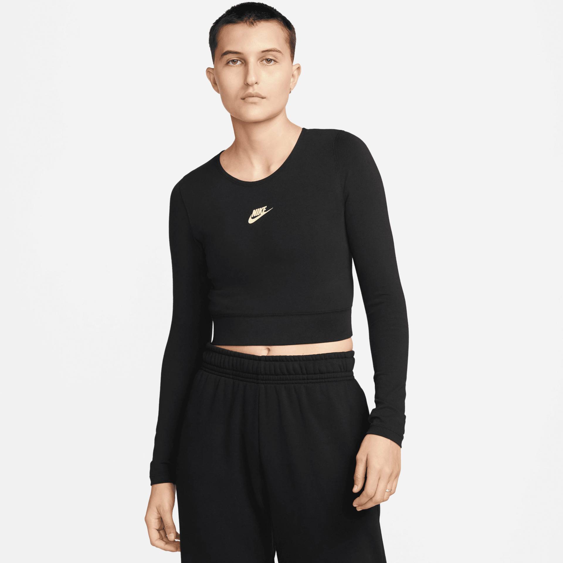 Nike Sportswear Langarmshirt "W NSW LS CROP TOP DNC" von Nike Sportswear