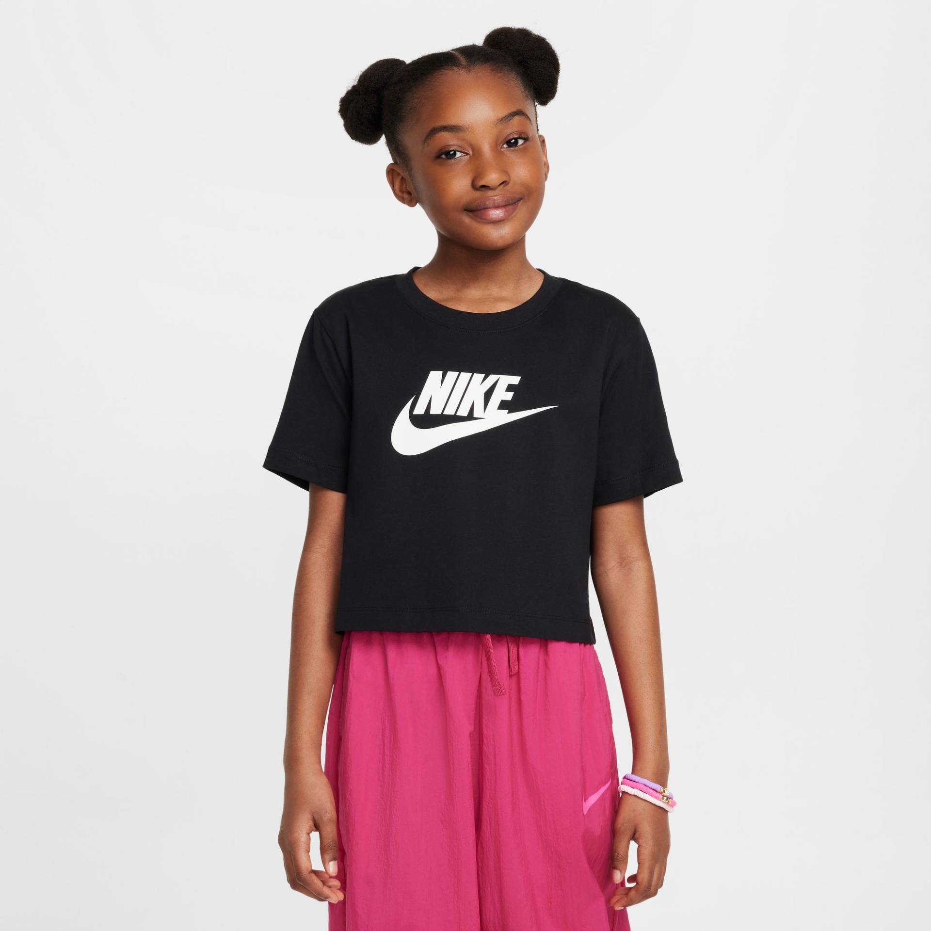 Nike Sportswear Laufshirt "Nike Sportswear Big Kids (Girls) Cropped T-Shirt" 1 Stk. von Nike Sportswear