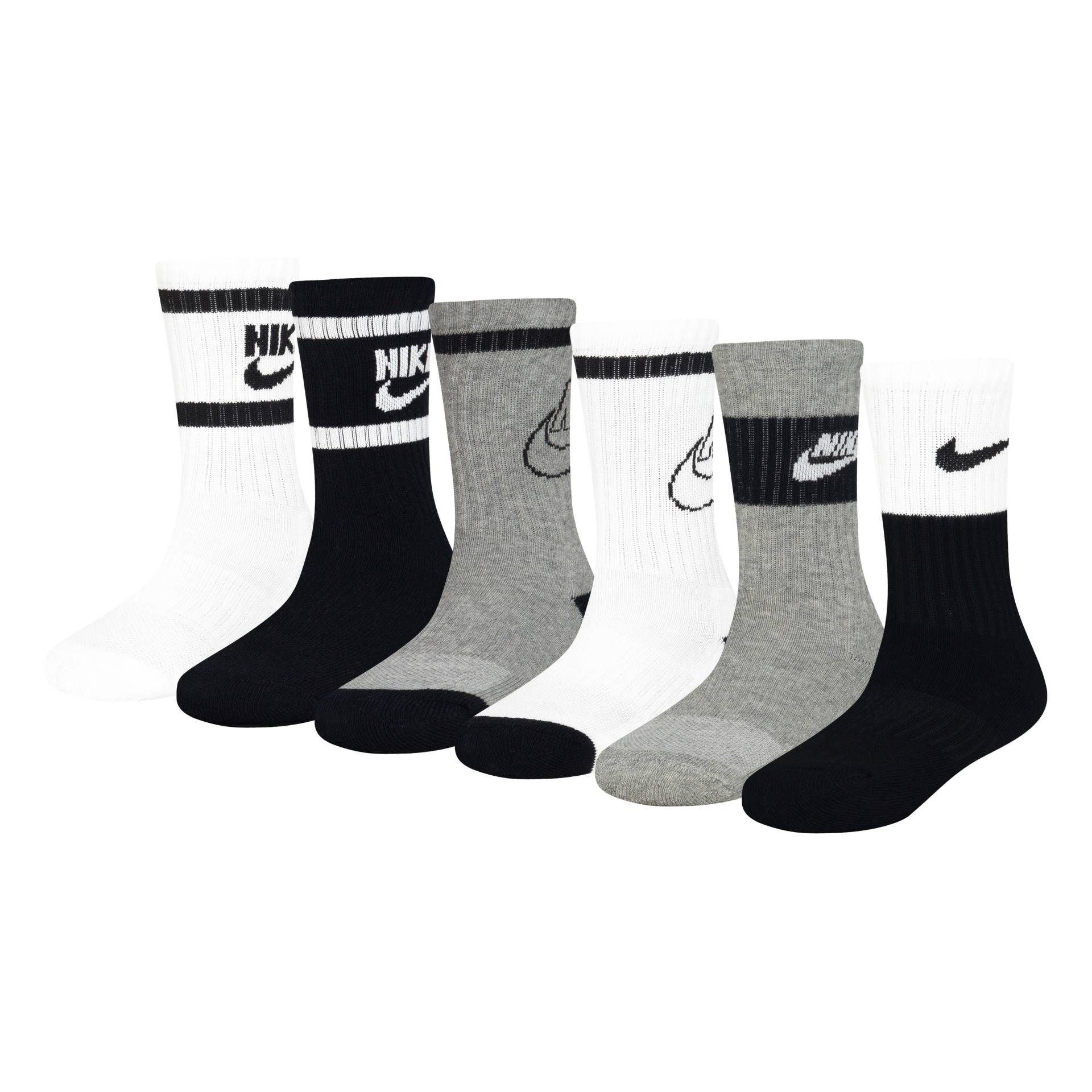 Nike Sportswear Socken "NHN NSW RETRO 6PK CREW" 6 Stk. tlg. für Kinder Gr. 27 - 34,5 von Nike Sportswear