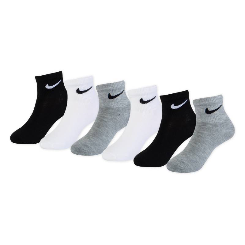 Nike Sportswear Sportsocken "NHN NIKE BASIC PACK QUARTER" Packung, 6 Paar tlg. für Kinder, 5 bis 7 Jahre von Nike Sportswear