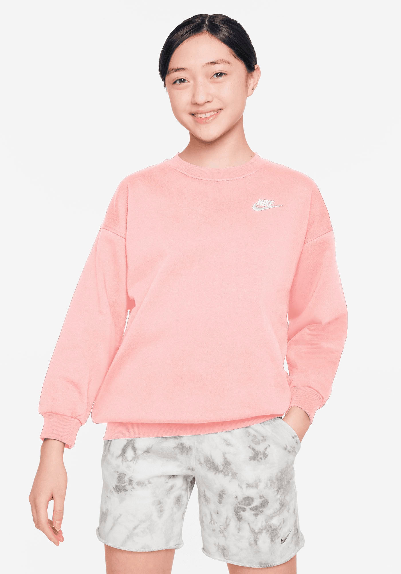 Nike Sportswear Sweatshirt "CLUB FLEECE BIG KIDS (GIRLS) OVERSIZED SWEATSHIRT" von Nike Sportswear