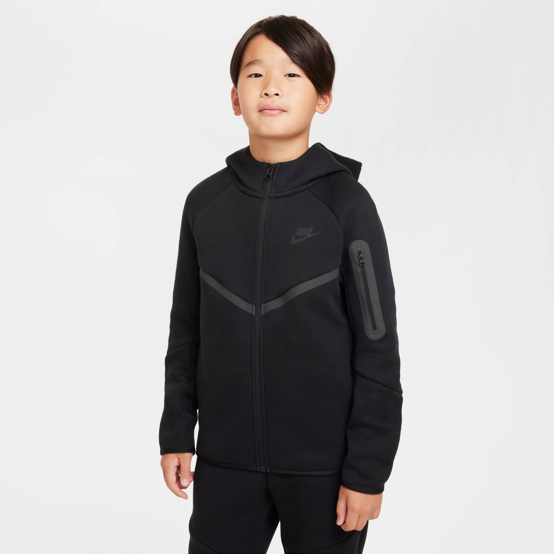 Nike Sportswear T-Shirt "Nike Sportswear Tech Fleece Big Kids Full-Zip Hoodie" von Nike Sportswear