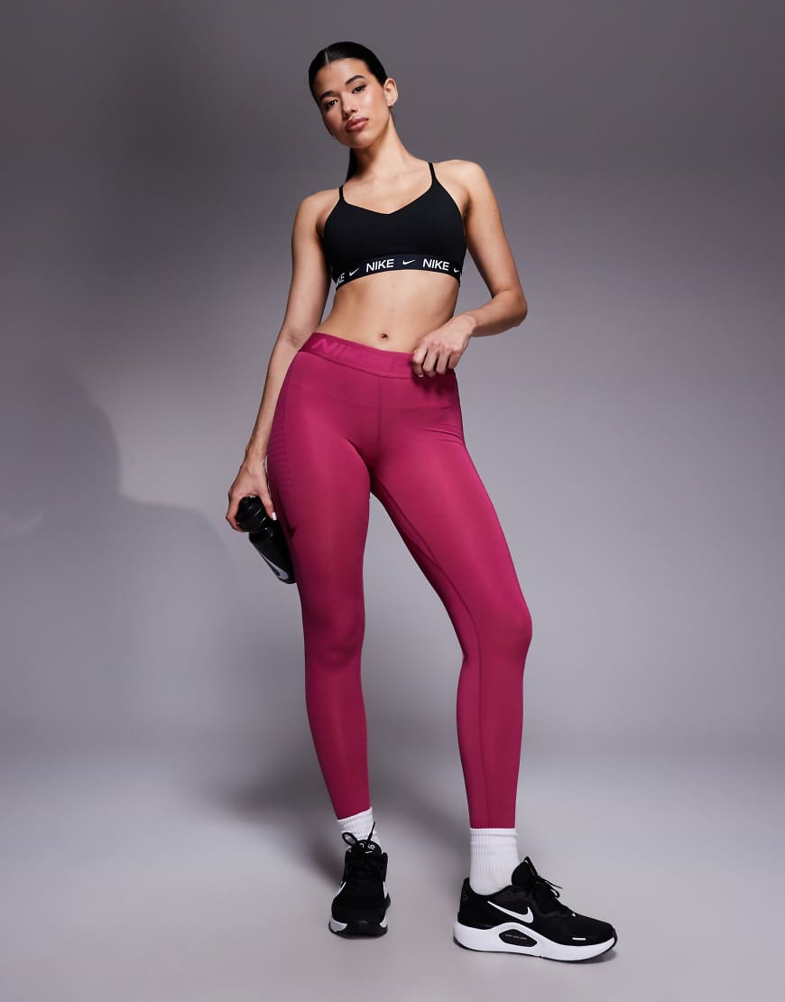 Nike - Pro Training 365 - Leggings in Rosa mit hohem Bund von Nike Training