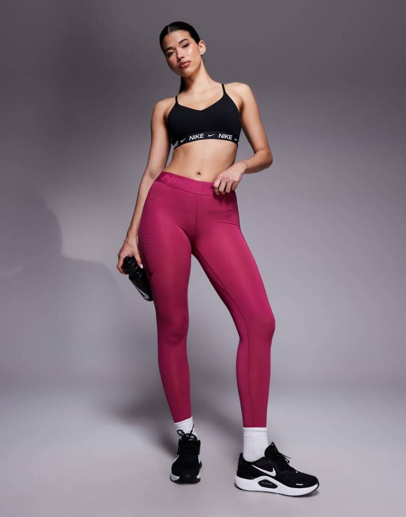 Nike - Pro Training 365 - Leggings in Rosa mit hohem Bund von Nike Training