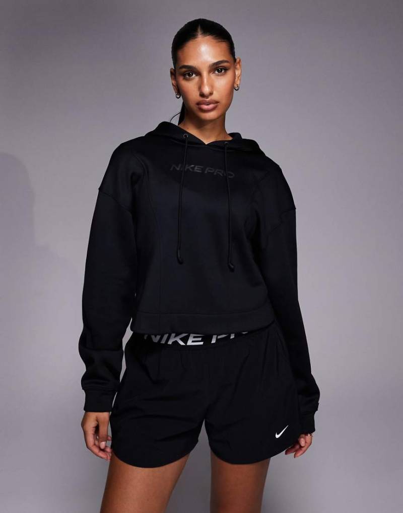 Nike - Pro Training - Kapuzenpullover in Schwarz von Nike Training