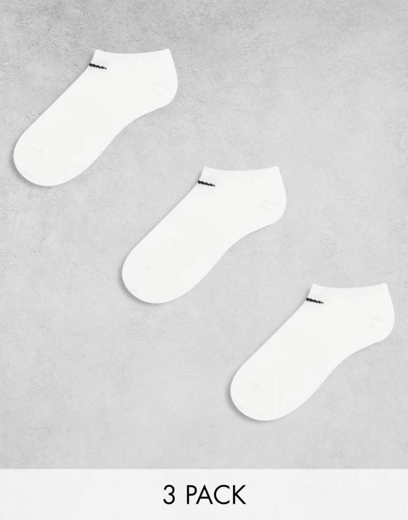 Nike Training - Everyday - 3er-Pack leichte Füßlinge in Weiß von Nike Training