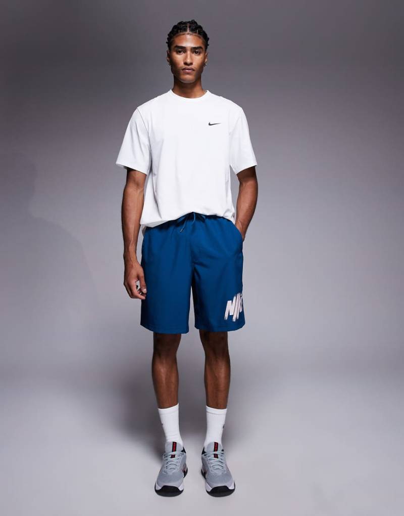 Nike Training - Form Dri-FIT - Shorts in Dunkelblau, 9 Zoll Schrittlänge von Nike Training