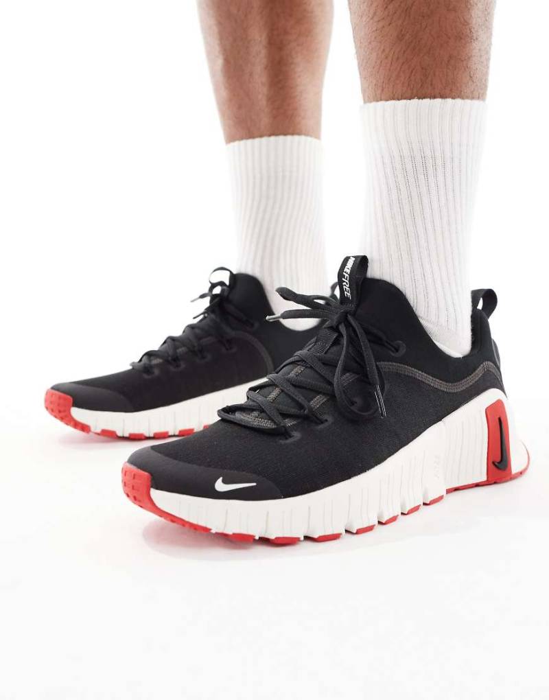 Nike Training - Free Metcon 6 - Sportschuhe in Schwarz und Rot von Nike Training