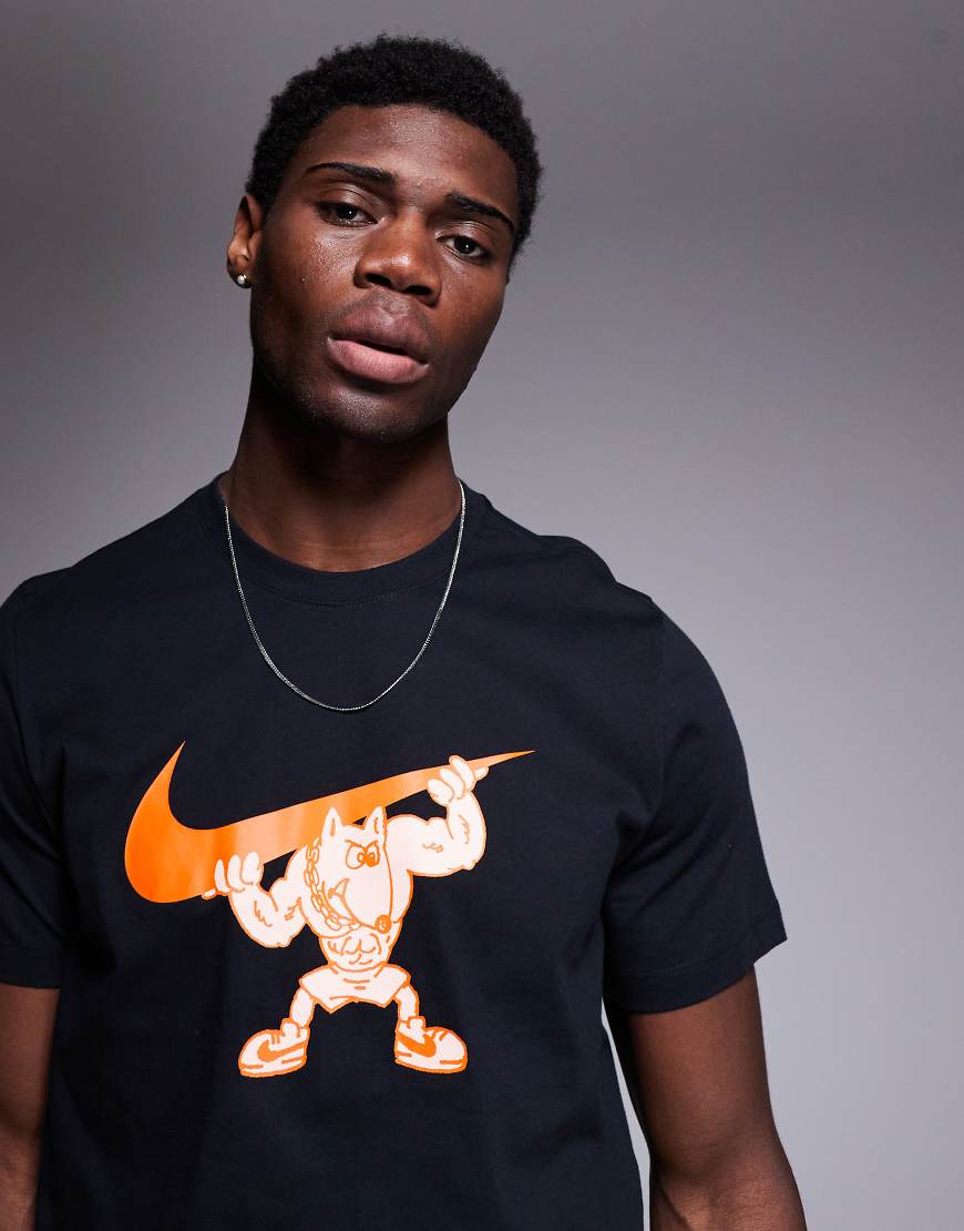 Nike Training - Gym Dog - T-Shirt in Schwarz mit Print von Nike Training