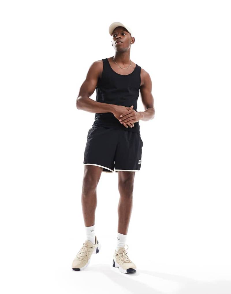 Nike Training - Heritage Dri-FIT - Gewebte Shorts in Schwarz, 5 Zoll Schrittlänge von Nike Training