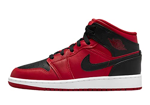 Air Jordan 1 Mid Gs Reverse Bred 554725-660 Maat 37.5 von Nike