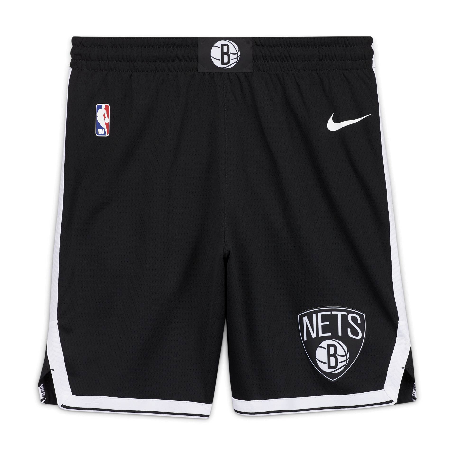 Brooklyn Nets Icon Edition Nike NBA Swingman Shorts für Herren - Schwarz von Nike