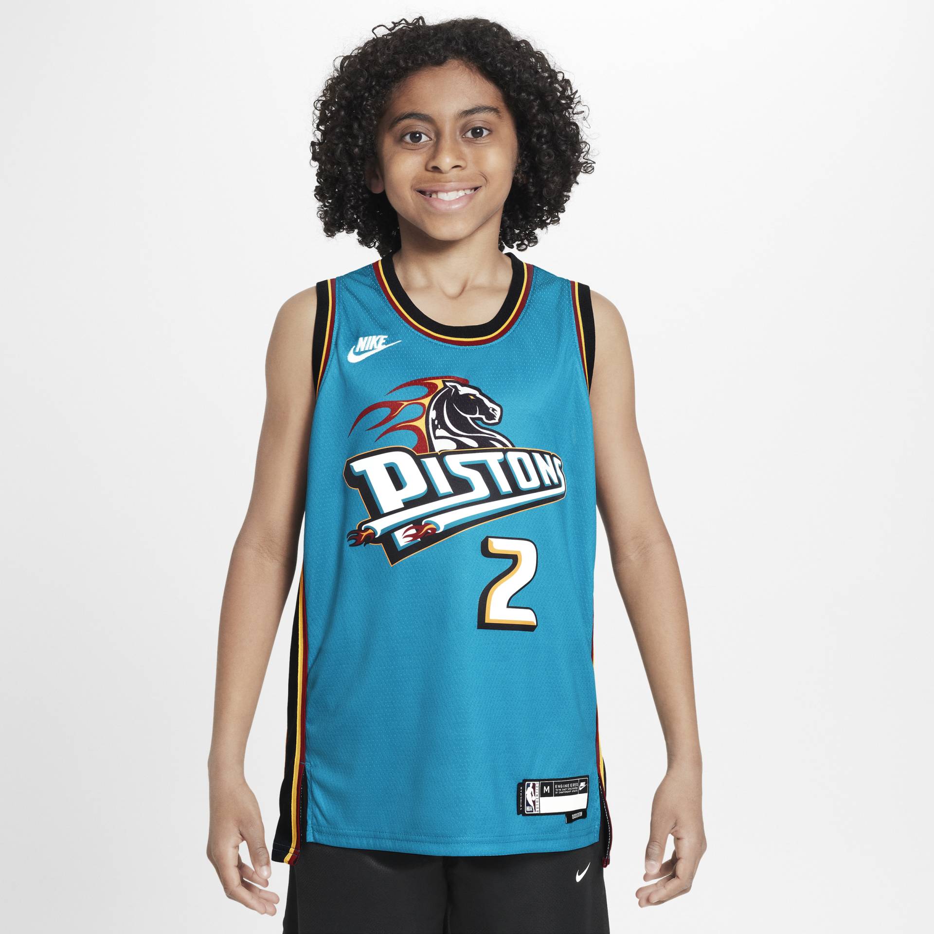 Cade Cunningham Detroit Pistons Nike Dri-FIT NBA Swingman Trikot für ältere Kinder - Blau von Nike