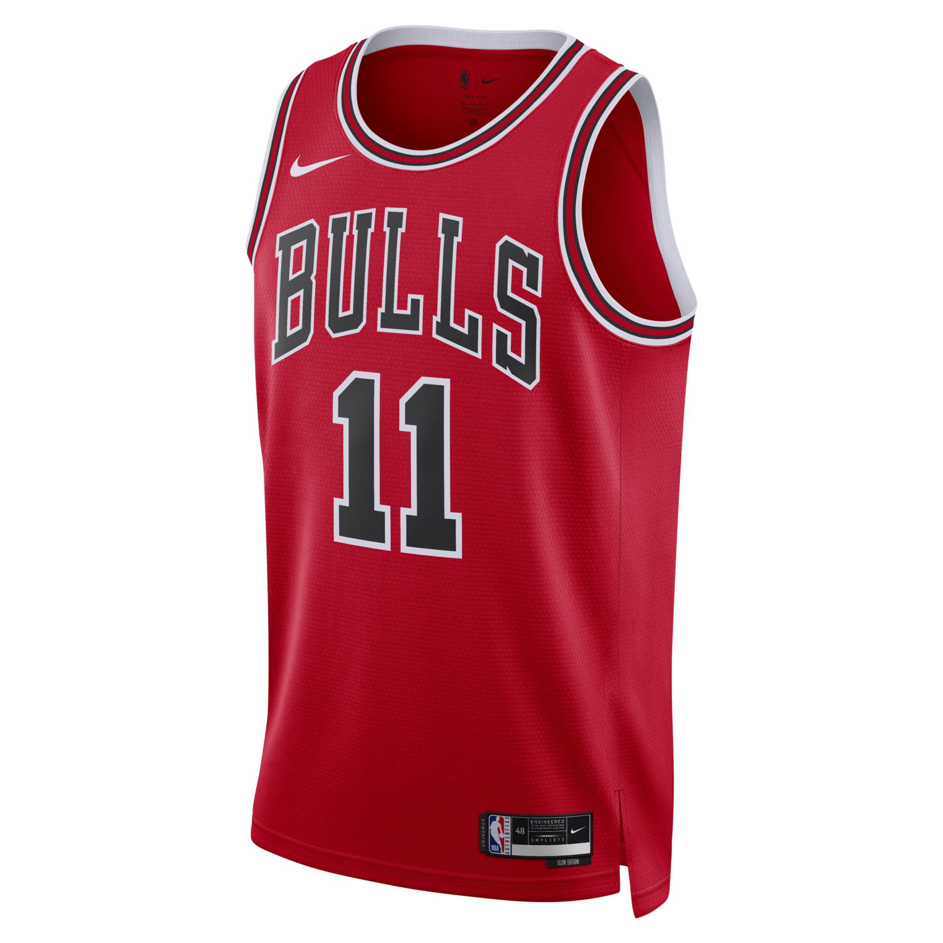 Chicago Bulls Icon Edition 2022/23 Nike Dri-FIT NBA Swingman Trikot für Herren - Rot von Nike