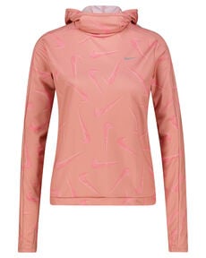 Damen Laufshirt NK DF SWMNSSH PRNT PACER HOODED Longsleeve mit Kapuze von Nike