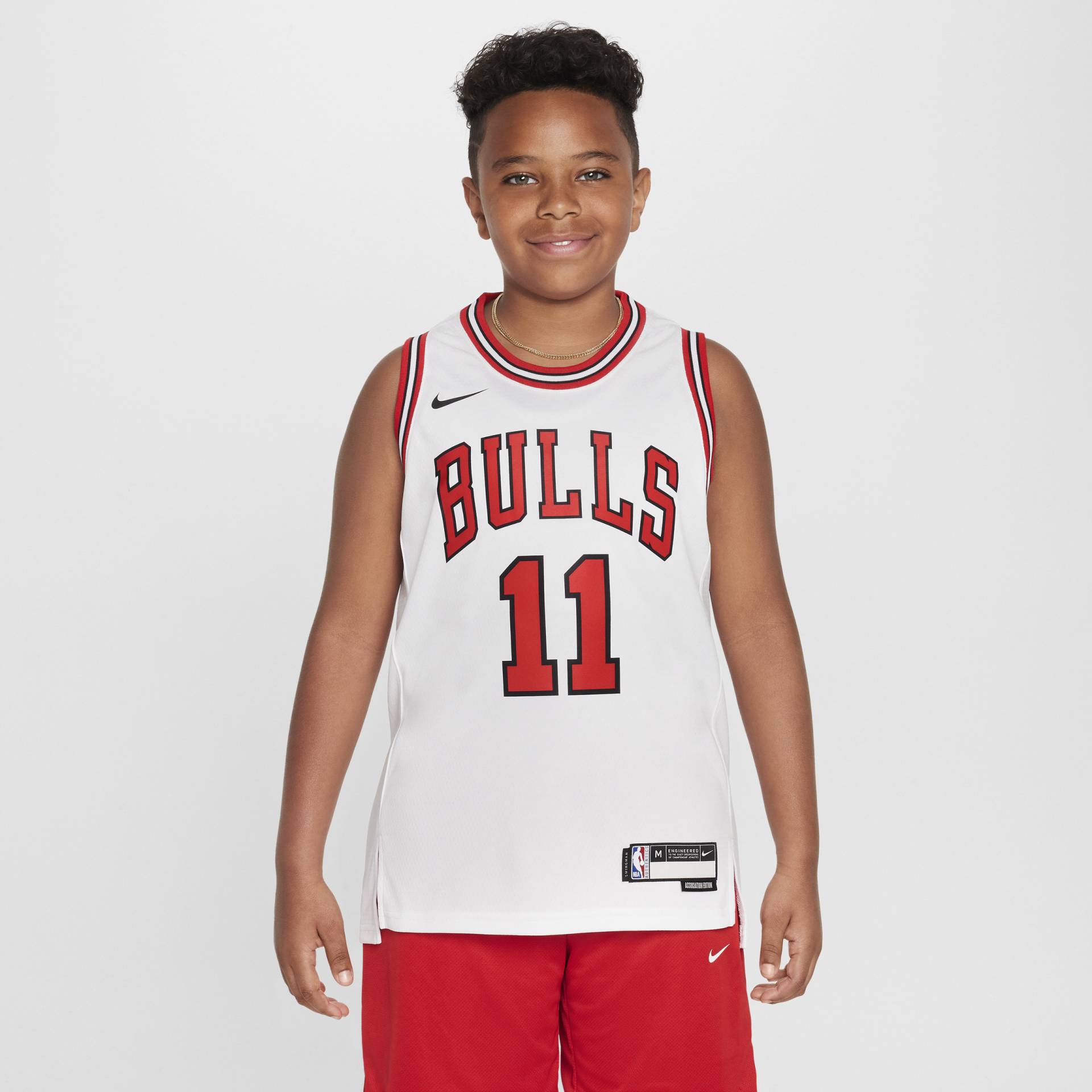 DeMar DeRozan Chicago Bulls 2022/23 Association Edition Nike NBA Swingman Trikot (ältere Kinder) - Weiß von Nike