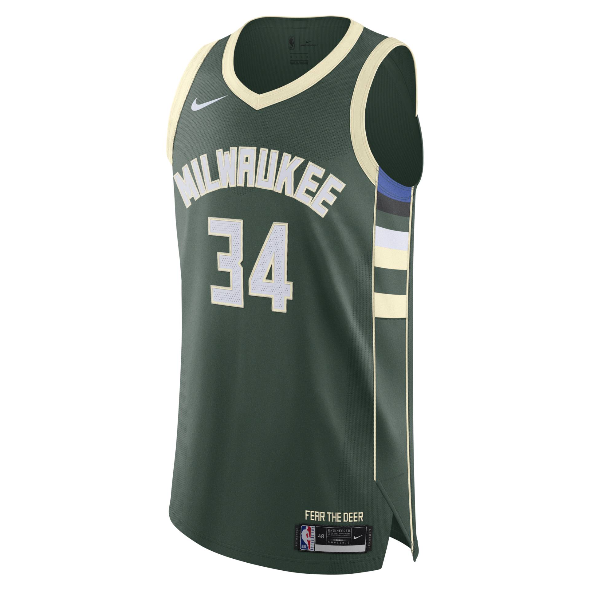 Giannis Antetokounmpo Bucks Icon Edition 2020 Nike NBA Authentic Trikot für Herren - Grün von Nike