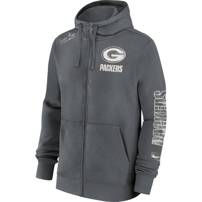 Green Bay Packers Nike Grafic Fleece Full-Zip Hoody von Nike