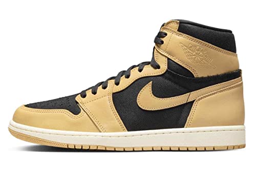 Nike Herren Air Jordan 1, Vachetta Tan/Black/Sail, 43 EU von Nike