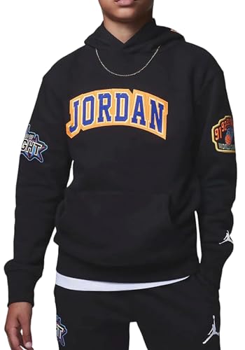 Jordan 95C643-023 Sweatshirt für Jungen mit Kapuze Patch Pack Schwarz, Schwarz , 8-10 Anni von Nike