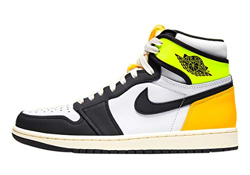 Jordan Air Jordan 1 Retro Mens - White Black Volt - 40.5 EU von Nike