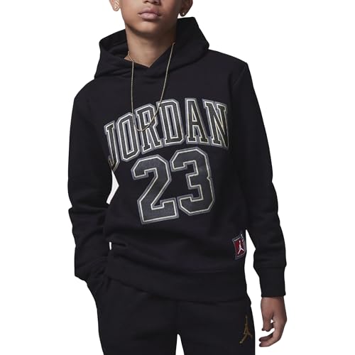Jordan Jungen Sweatshirt mit Kapuze Hbr schwarz Code 95C479-K5X, Schwarz , 8-10 Anni von Nike