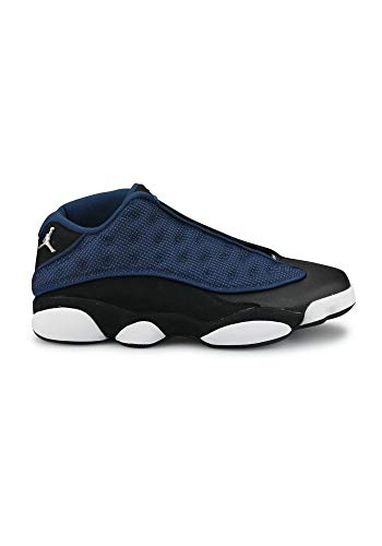 Jordan Men's Air 13 Retro Low, Brave Blue/Metallic Silver, 10.5 M US von Nike