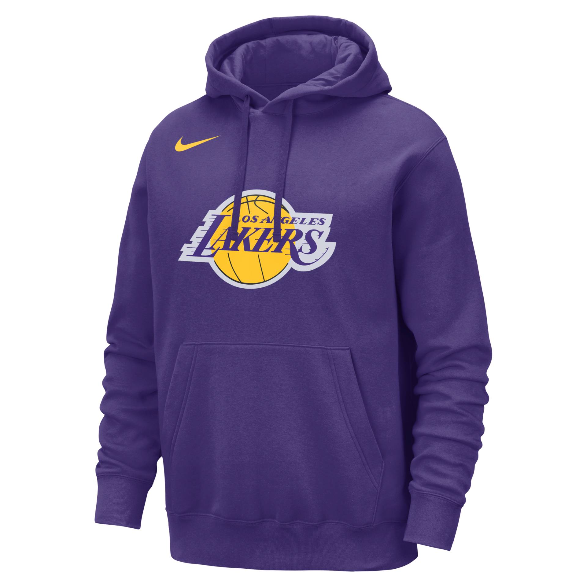Los Angeles Lakers Club Nike NBA-Hoodie für Herren - Lila von Nike
