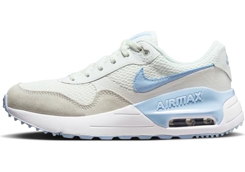 NIKE AIR MAX SYSTM (GS) Sneaker, Summit White/Cobalt Bliss-White, 37.5 EU von Nike