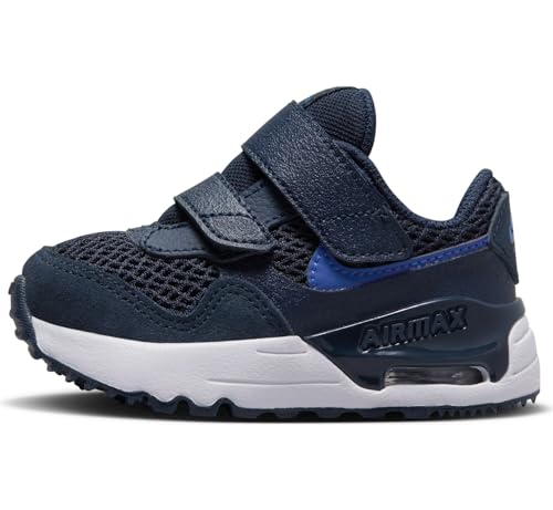 NIKE AIR MAX SYSTM (TD) Sneaker, Obsidian/Hyper ROYAL-White-White, 17 EU von Nike