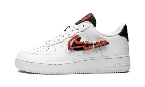 NIKE Air Force 1 '07 Premium Karabiner Swoosh, weiß, 44 EU von Nike