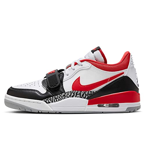 NIKE Air Jordan Legacy 312 "Chicago" Herren Sneaker CD7069 (Weiß/Schwarz/Wolf Grey/Fire Red 160), Weiß Schwarz Wolf Grau Feuerrot, 44 EU von Nike