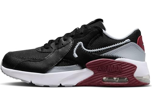 NIKE Air Max Excee Gs Niedrig, Mehrfarbig (Black Wolf Grey Team Red White), 40 EU von Nike