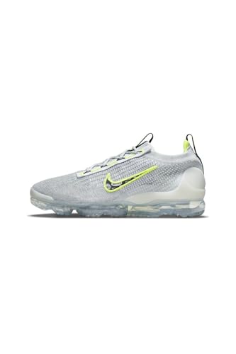 NIKE Air Vapormax 2021 FK Herren Sneaker Schuhe DH4085 (Wolf Grey/White/Volt/Black 001) UK8.5 (EU43), Wolf Grey Black White Volt, 43 EU von Nike