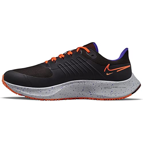 NIKE Air Zoom Pegasus 38 Shield Herren Sneaker Sneaker Laufschuhe DC4073 (Schwarz/Total Orange/Bronze Eclipse/Orange 003), Schwarz Total Orange Bronze Eclipse Orange, 42.5 EU von Nike