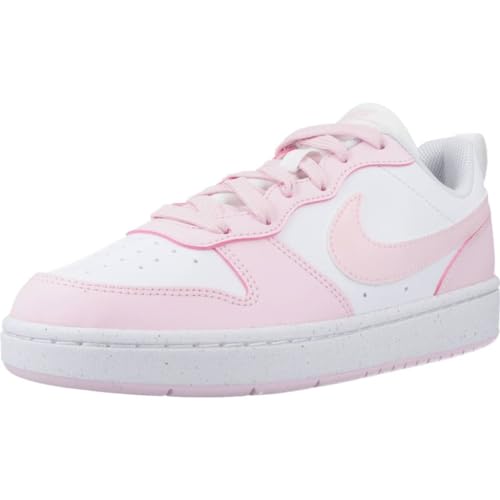 NIKE Court Borough Low RECRAFT (GS) Sneaker, White/PINK Foam, 36 EU von Nike