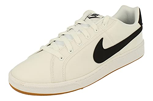 NIKE Court Royale Canvas Herren Laufschuhe AA2156 Sneaker-Schuhe (UK 7 US 8 EU 41, Weiß Schwarz 103), weiß, 41 EU von Nike