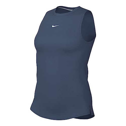 NIKE DD0636-491 W NK ONE DF STD Tank Vest Damen DIFFUSED Blue/White Größe L von Nike