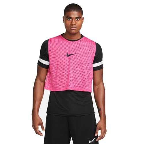 NIKE DV7425-616 U NK DF PARK20BIB T-Shirt Unisex Adult Vivid PINK/Black Größe 2XL von Nike