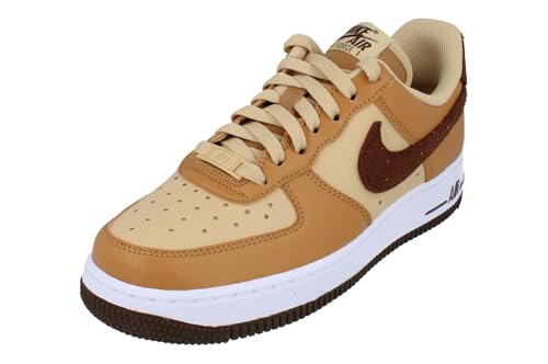 NIKE Damen Air Force 1 '07 Next Nature Sneaker, Schwarz Weiß Gym Red University Gold, 41 EU von NIKE