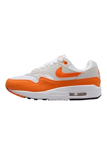 Nike Damen Air Max 1 '87 Sneaker, Neutral Grey Safety Orange White Black, 38 EU von Nike