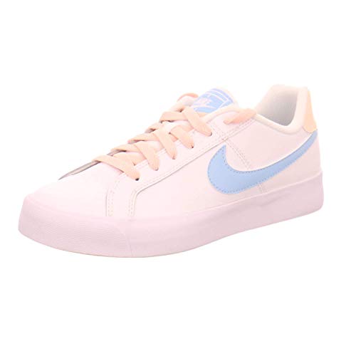 NIKE Damen Court Royale AC Sneaker, Weiß (White/Psychic Blue-Crimson Tint 108), 40.5 EU von Nike