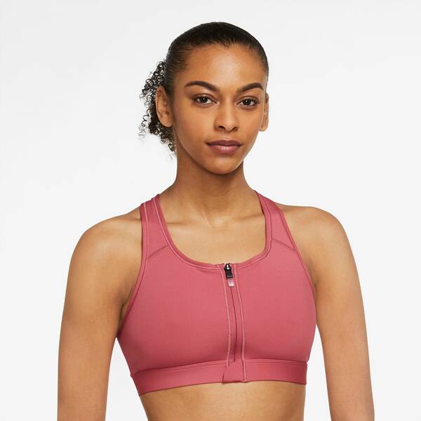 NIKE Damen DF SWSH ZIP FRONT BRA von Nike