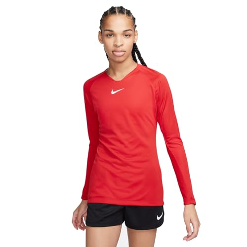 NIKE Damen Dri-FIT Park First Layer T-Shirt, University Red/White, XS von Nike