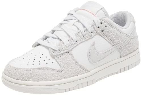 NIKE Damen Dunk Low Sneaker, Summit White Photon Dust University Red, 40.5 EU von Nike