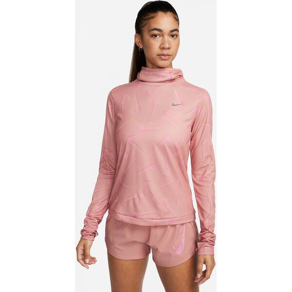 NIKE Damen Kapuzensweat W NK DF SWSH PRNT PACER HOODED von Nike