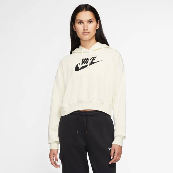 NIKE Damen Kapuzensweat W NSW CLUB FLC GX CROP HDY von Nike