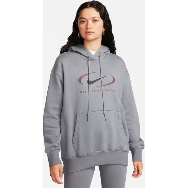 NIKE Damen Kapuzensweat W NSW FLC OS PO HDY SWSH von Nike